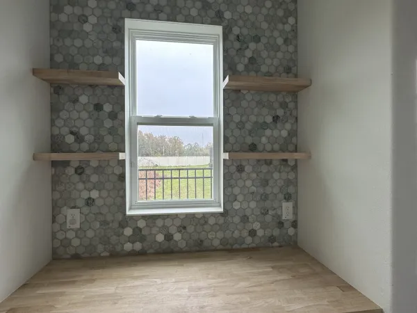 Built-in Shelving & Butcher Block